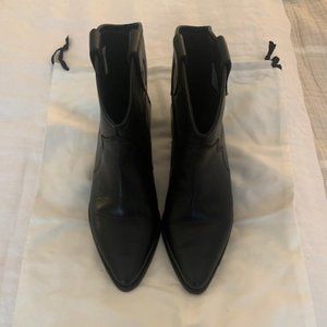 ISABEL MARANT STUDDED HEEL DEWINA ANKLE BOOTS